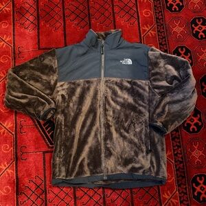 The North Face Girls Brown Osito Winter Fleece Jacket Size XL